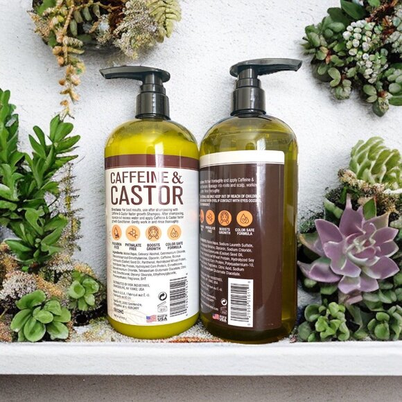 Hair Chemist Limited ~ Caffeine & Castor Faster Growth Shampoo & Conditioner - Picture 2 of 2